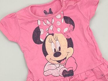 biała letnia sukienka z koronką: T-shirt, Disney, 3-6 months, condition - Good