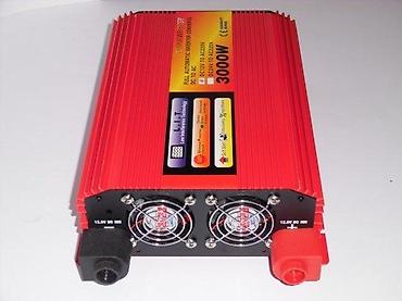 Pretvarači napona: Pretvarač napona 3000W – DC na AC - Tip: potpuno automatski pretvarač — 3