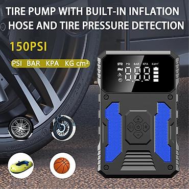 Jump Starter + təkər nasosu 4-ü 1-də (8000 mah) Charging Output USB-C lalafo.az -da — 4 Jump Starter + təkər nasosu 4-ü 1-də (8000 mah) Charging Output USB-C — 4