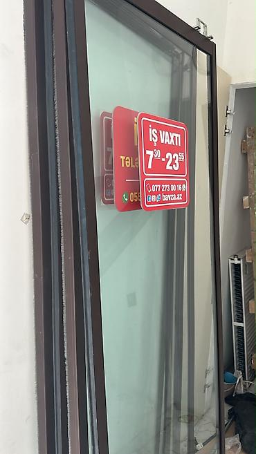 ikinci əl guzgu: Alüminium sürgülü şüşə qapı sistemi - Rəng: tünd qəhvəyi/alüminium — 2