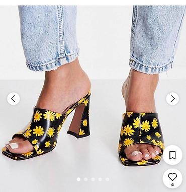 Basanoşka və səndəllər: Asos, Ölçü: 39, rəng - Qara, Yeni — 3