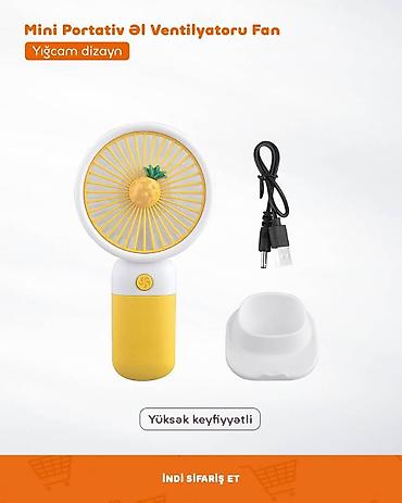 Digər: Mini Portativ Əl Ventilyatorları Fanlar 🔸 Yığcam dizaynlar 🔸 Rəng — 3