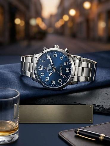 Наручные часы: Классические часы часы, Rolex, Серебро, Мужские, Новый — 1