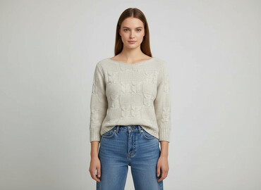 modbis swetry: Sweter damski, rozmiar S