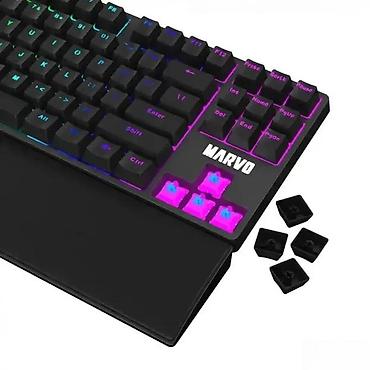 tesla igra: MARVO mehanička tastatura sa RGB pozadinskim osvetljenjem - Kompaktan — 1
