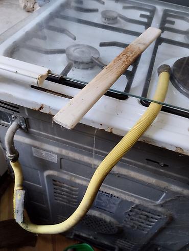 Qarışıq sobaları: Qaz plitəsi və elektrik sobası kombinə – 4 gözlü, üstü şüşə qapaqlı — 3