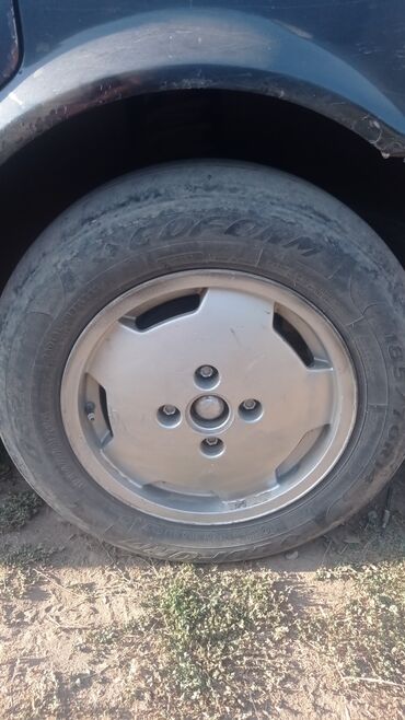 обмен на авто с доплатой: Дөңгөлөктөр монтажда 185 / 70 / R 14, All-season, Колдонулган, Комплект, Жеңил унаалар, Куйма, тешиктери - 4