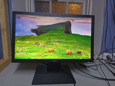 Материнские платы: Монитор, Acer, Б/у, 18" - 19"