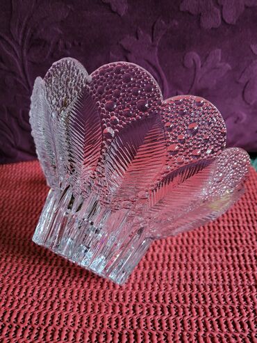 Ostalo posuđe: Bombonijera nova kristal,led kristal Nemacka iz 80ih. Bombonijera — 14