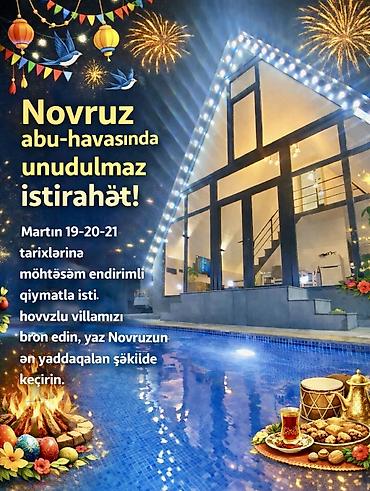 isti hovuzlu evler: 80 kv. m, 3 otaqlı, İnternet — 1