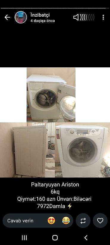 hotpoint ariston: Ariston paltaryuyan maşın – AQUALTIS seriyası - Yükləmə: 6 kq - Ön — 2