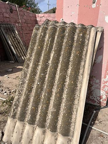 Dalğalı şifer dam örtüyü vərəqləri İşlənmiş azbez şiferi. 35 ədəd