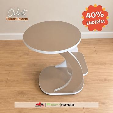 sane keci: Jurnal masası, Yeni, MDF, Oval masa — 8