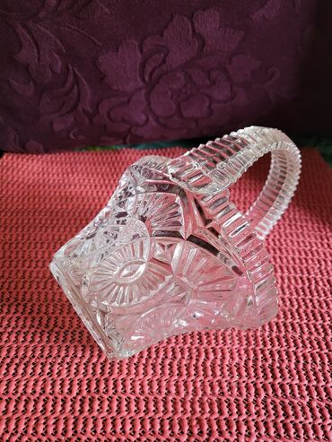 Kante: Korpa nova perfektan rad,ceska 70te. Korpa je cela od stakla. sve — 11