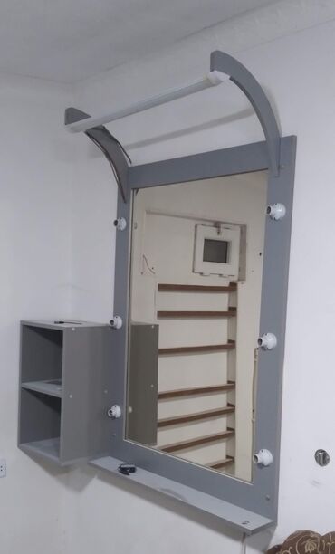 пластиковые решетки на окна: Salon güzgüsü və işıqlı makiyaj stendi 2 ədəd 1 ədədi 70 azn - Divara