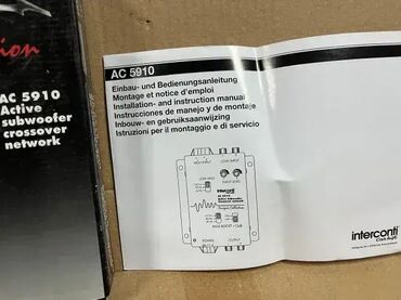 Audio oprema za auto: SUPER AKCIJA #2621 Active subwoofer crossover AC 5910 - INTERCONTI; — 6