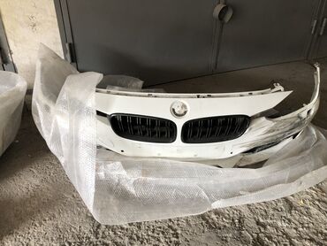 Бампер BMW 2012 г., Б/у, цвет - Белый, Оригинал
