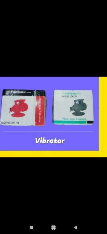 bağ götürəcəyəm: Vibrator matorlar