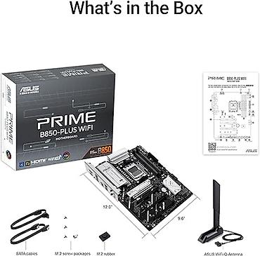 asus computers: ASUS Prime B850-PLUS Wi-Fi ⚡ Yeni nəsil B850 çipseti — Zen 4 və Zen 5 — 3