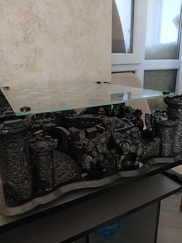 İdman və istirahət: Orijinal tematik şahmat dəsti - Şüşə taxta: Kvadratları mat və şəffaf — 1