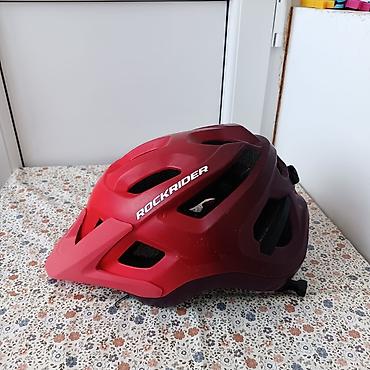 kaska velosiped: Məhsul: Rockrider ST dağ velosiped kaskı - Rəng: qırmızı — 3