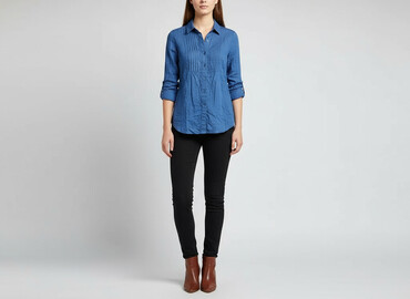 taranko koszule damskie: Denim, Women`s shirt, size L