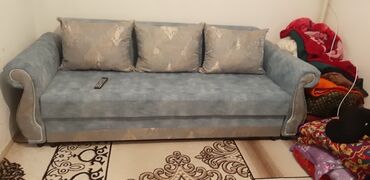 продаю кресло кровать: Прямой диван, цвет - Голубой, Новый