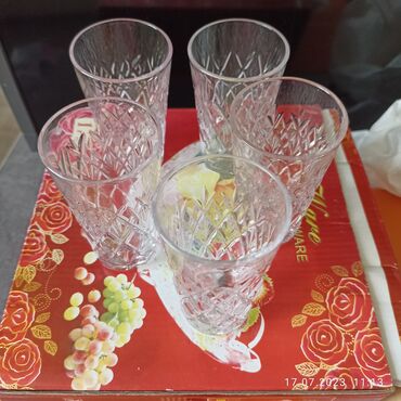 держатель для стаканов: Стаканы советские хрусталь 5 шт 400 сом