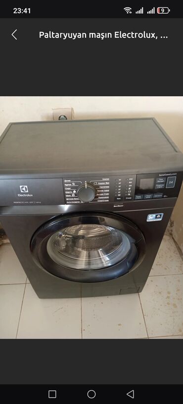 Mətbəx texnikası: Paltaryuyan maşın Electrolux, 6 kq, Ehtiyat hissələri kimi, Avtomat, Qurutmasız