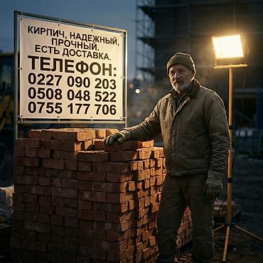 Кирпич рядовой полнотелый для строительства стен, перегородок и at lalafo.kg Кирпич рядовой полнотелый для строительства стен, перегородок и