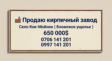 село боконбаева: Завод, С оборудованием, Действующий, 7000 м² — 1
