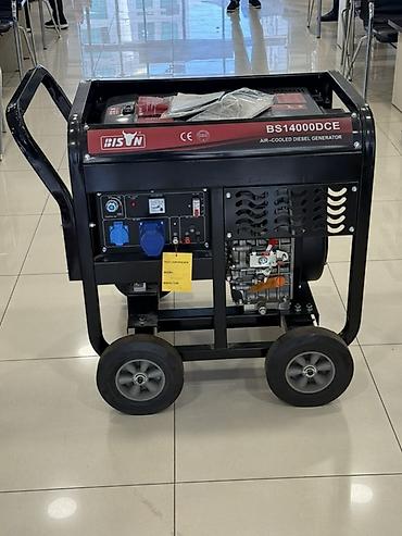 aksa generator: BISON BS14000DCE dizel generator - Tip: Hava ilə soyudulan dizel — 1
