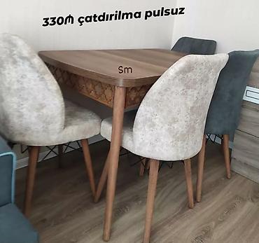 Masa və oturacaq dəstləri: 🇹🇷Türk istehsalı Möhtəşəm ✨✨ Kuxna üçün stol stul dəsti 2 stul 1 — 13