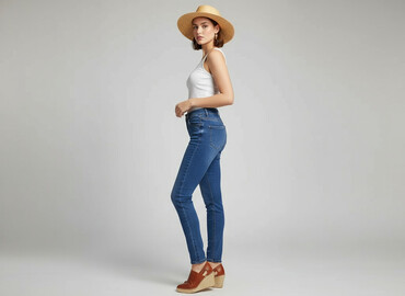 damskie jeansy rurki: Jeansy damskie, rozmiar XS