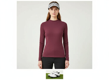 marsala ubrania: Sinsay, Golf damski, rozmiar XS