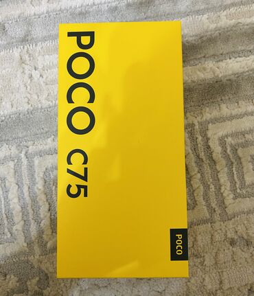 Poco: Poco C75, Новый, 128 ГБ, цвет - Черный