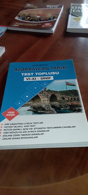 Testlər: Cahid İmanov Azərbaycan Tarixi test toplusu 6-11-ci sinif