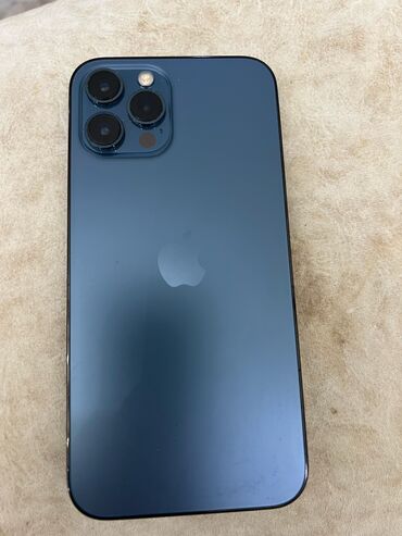 Apple iPhone: IPhone 12 Pro Max, 128 GB, Pacific Blue, Face ID