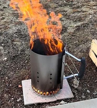 lavanda sadnice: Dimnjak – pokretač žara za roštilj Grill Meister (Charcoal Chimney — 6