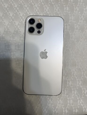 iphone 7 128gb бишкек бу: IPhone 12 Pro, Колдонулган, 128 ГБ, Ак, Каптама, 79 %