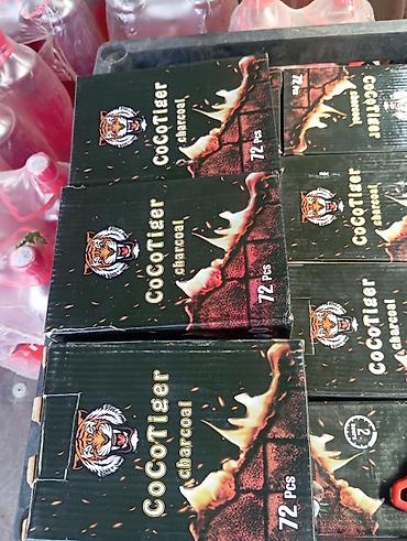 Товары для пикника: Кокосовый уголь CoCoTiger - Тип: уголь для кальяна - Материал — 1