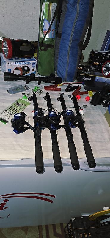 Удочки и спиннинги: Продаю удочки новые в сборе готовые от 2.1 метра и — 6