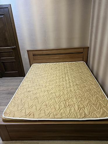 study table: Спальный гарнитур, Б/у, Двуспальная кровать, Шкаф, Турция, ДСП, Самовывоз, цвет - Коричневый — 1