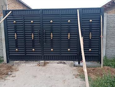 Распашные ворота: Кованые металлические ворота и калитки под заказ - Материал: сталь — 8