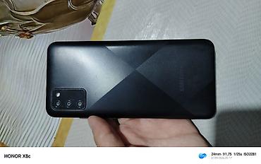 iphone x ekran: Samsung Galaxy A02 S, 32 GB, rəng - Qara, Sensor, İki sim kartlı, Face ID — 1
