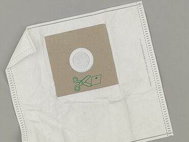 Używany worek do odkurzacza, w stanie idealnym. Worek jest biały i
