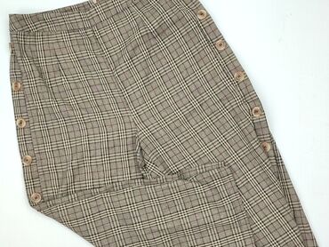 Women: Material trousers for women, Boohoo, size L (EU 40)