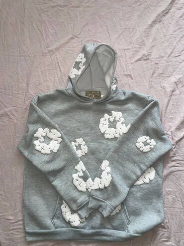 мужские кроссовки зимние: Denim Tears printed "Cotton Wreath" hoodie men