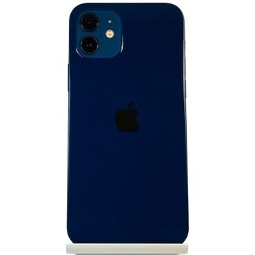 Apple iPhone: IPhone 12, Б/у, 128 ГБ, Синий, Защитное стекло, Чехол, Кабель, 85 %