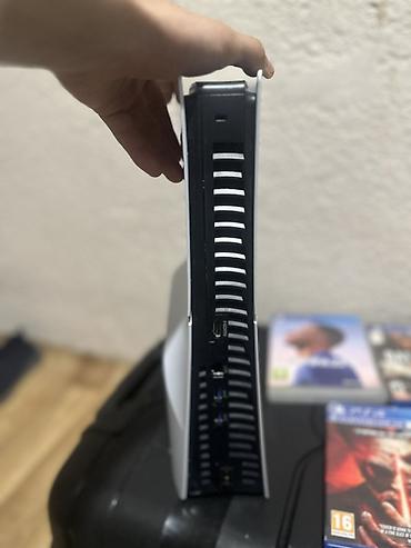 PS5 (Sony PlayStation 5): Sony ps 5 slim disc + подписка + 3 игр на дисках + два джойстика. Не — 11